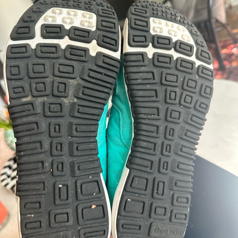 Reebok Teal and Black Athletic Shoes - Picture 7 of 7